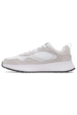 Sneakers bianco e grigio chiaro con dettagli a contrasto Under armour Mirage Sport