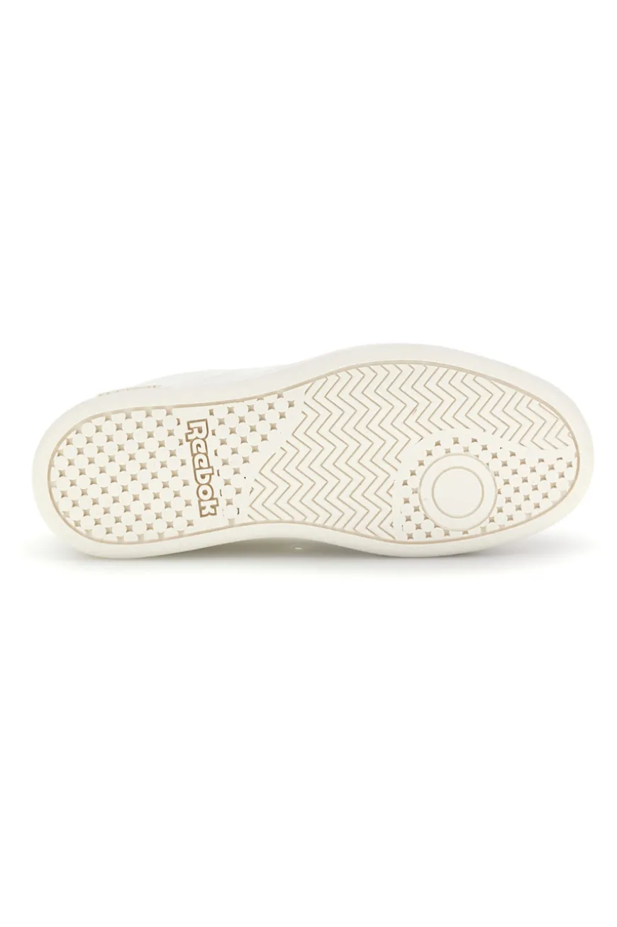 Sneakers bianco inserti beige Reebok Court Clean