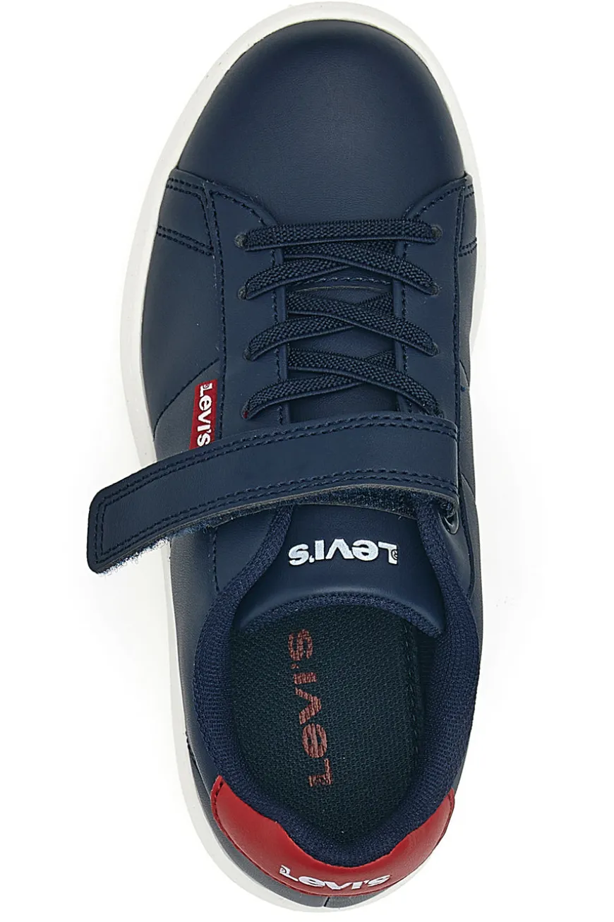 Sneakers blu con dettagli rossi Levi's Bell Jr