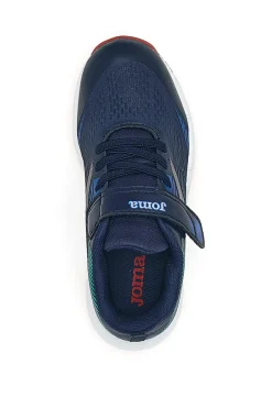 Sneakers blu con disegni a strappo Joma JR30 2403