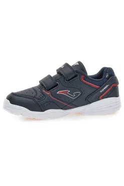 Sneakers blu con doppio strappo Joma W.School JR 2533