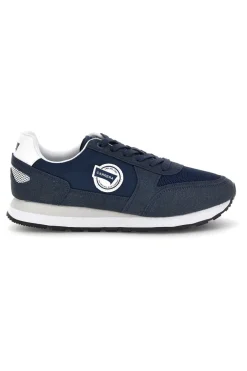 Sneakers blu con inserti a contrasto e lacci Carrera CAM12100M3737
