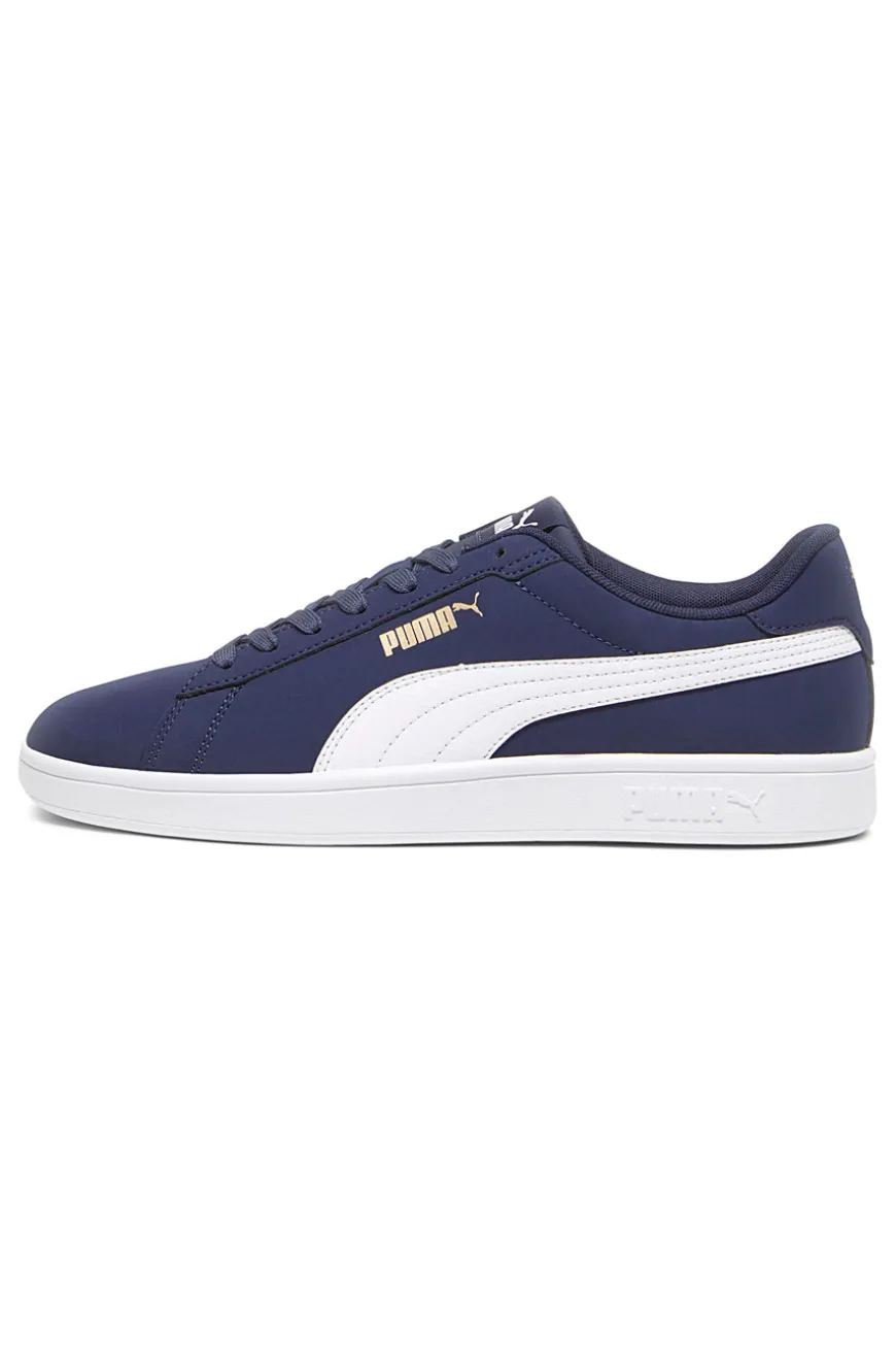 Sneakers blu con logo laterale Puma Smash 3.0 Buck