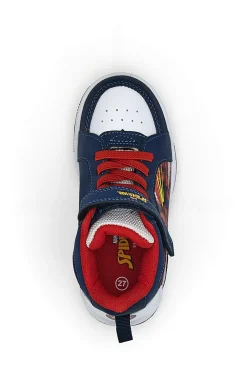 Sneakers blu con luci e chiusura a strappo Spiderman M13194MC
