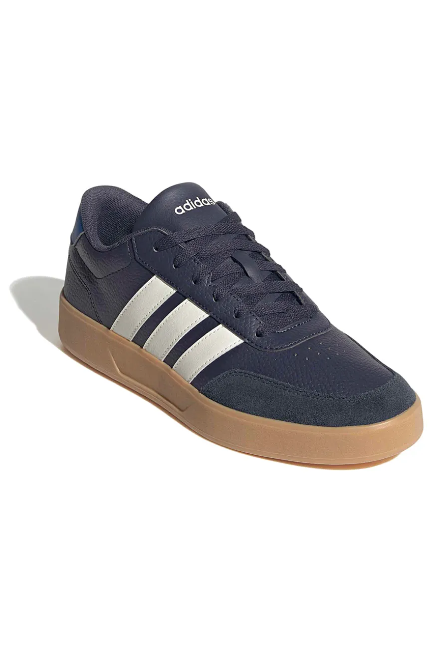 Sneakers blu con soletta EVA tomaia in pelle Adidas Breaknet 3