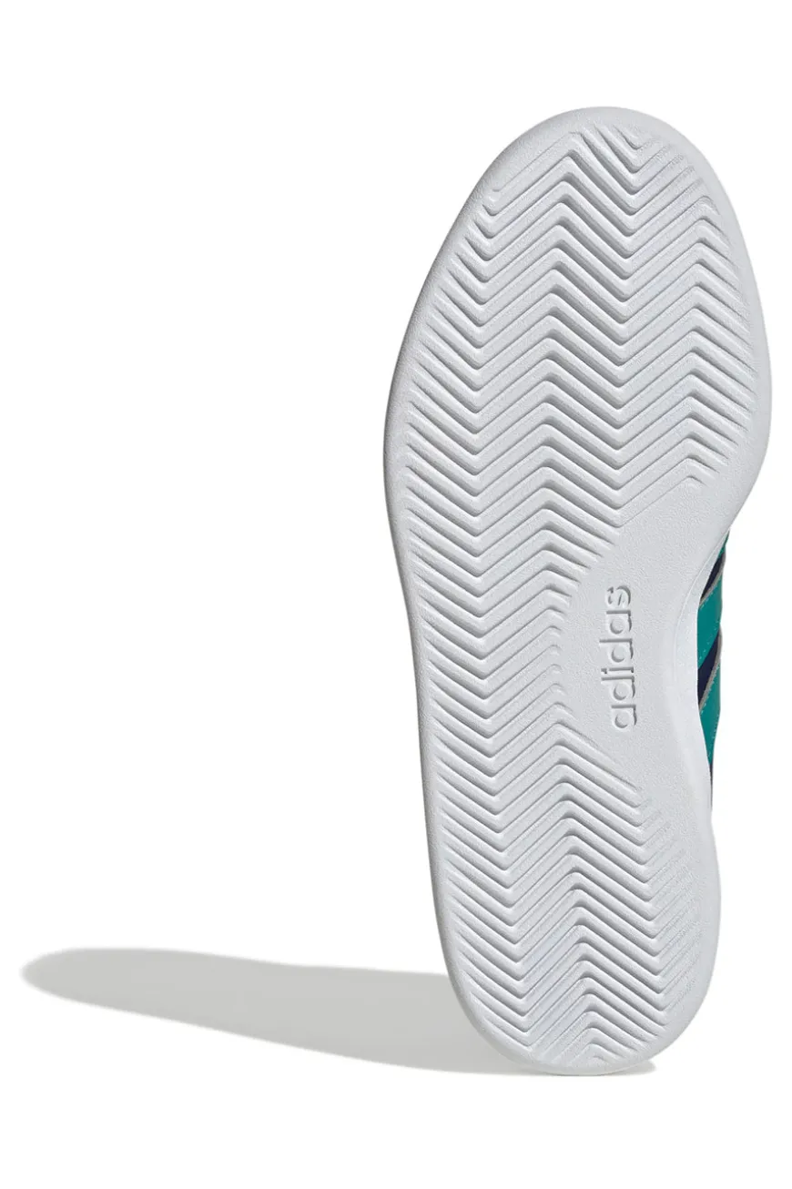 Sneakers blu con 3 strisce Adidas Breaknet 3 J