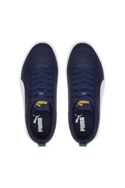 Sneakers blu con suola bianca Puma Rickie jr