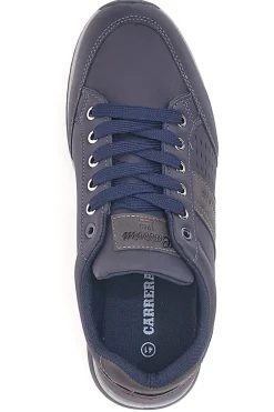 Sneakers blu con tomaia liscia CARRERA 45901
