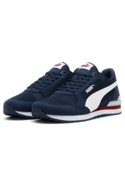 Sneakers blu e bianche in mesh Puma ST Runner v4 Mesh