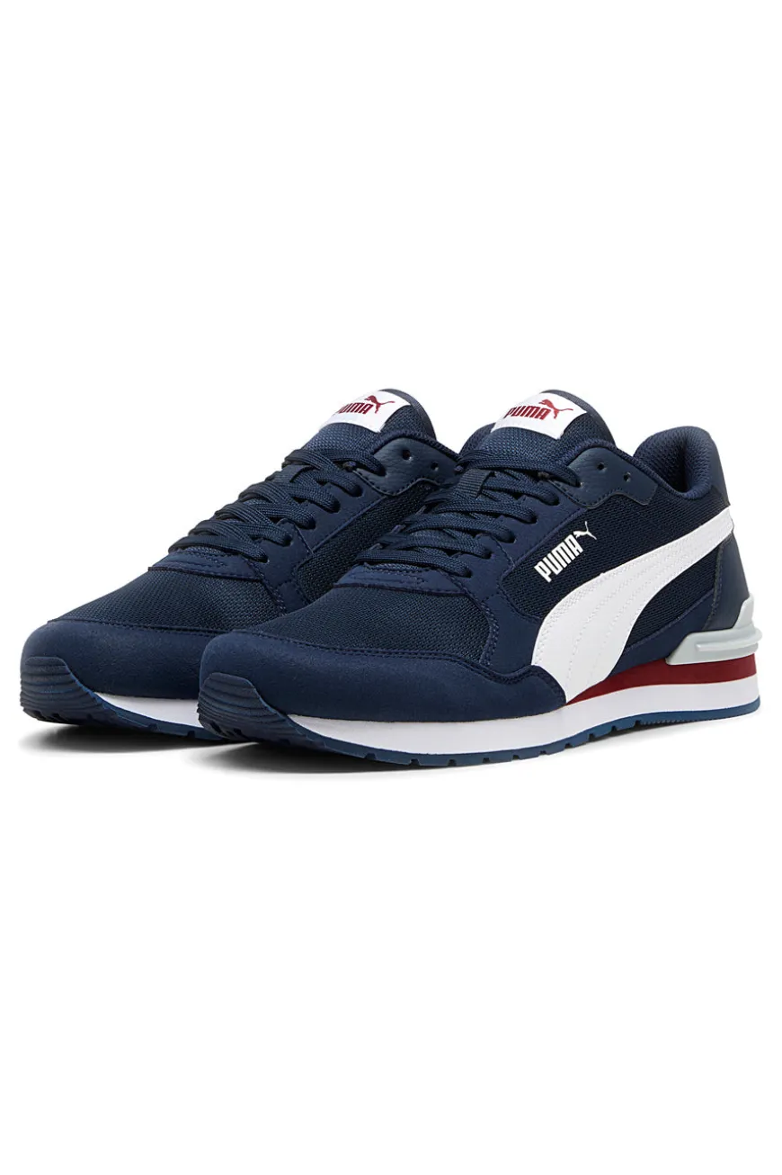 Sneakers blu e bianche in mesh Puma ST Runner v4 Mesh