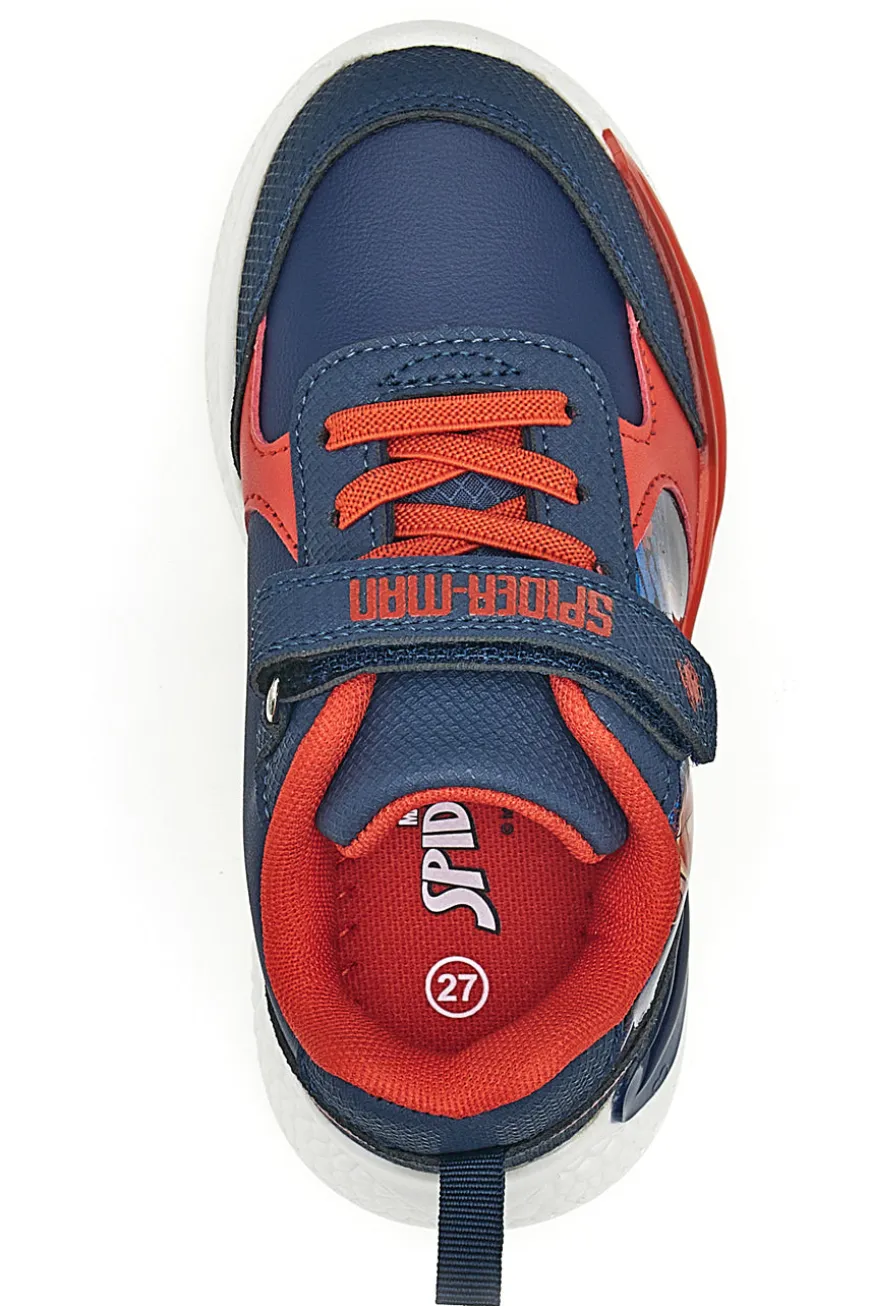 Sneakers blu e rosse con luci Spiderman M13063MC
