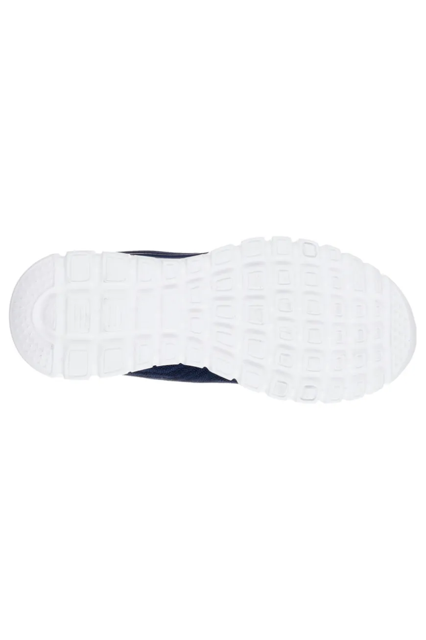 Sneakers blu in mesh con Memory Foam Skechers Graceful Get Connected