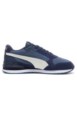 Sneakers blu inserti in pelle a contrasto Puma ST Runner V4 SD
