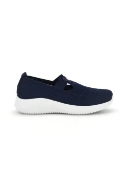 Sneakers blu in tessuto traforato Canguro CA1227