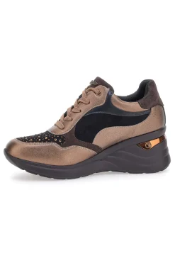 Sneakers Bronzo con Strass Inblu IN401019