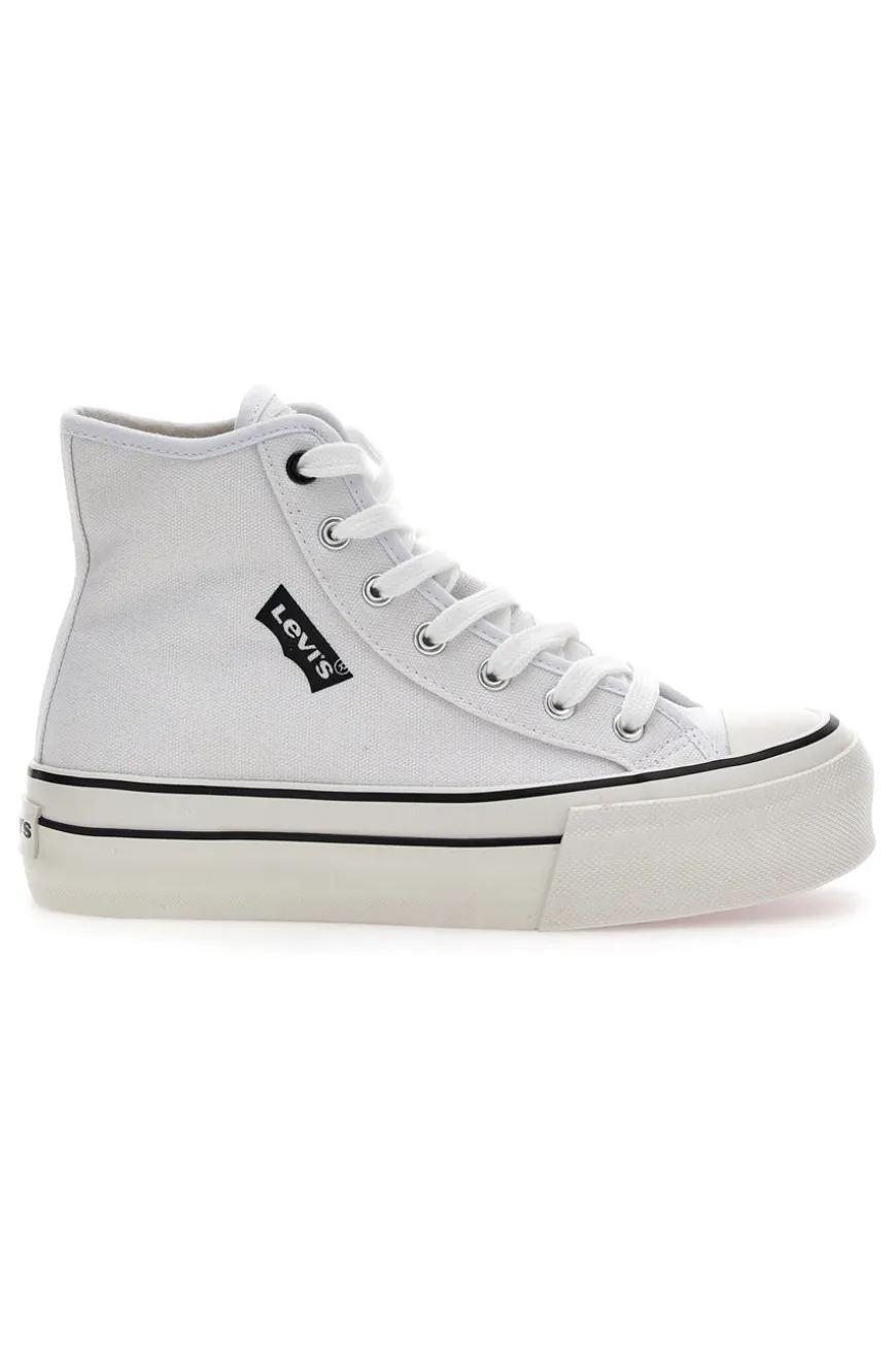 Sneakers con Flatform Bianche Levi's 021