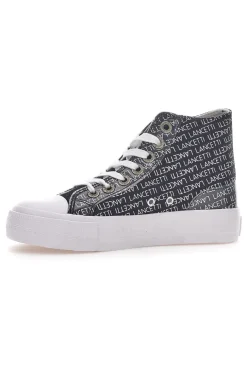 Sneakers Con Flatform Lancetti 123 Nere