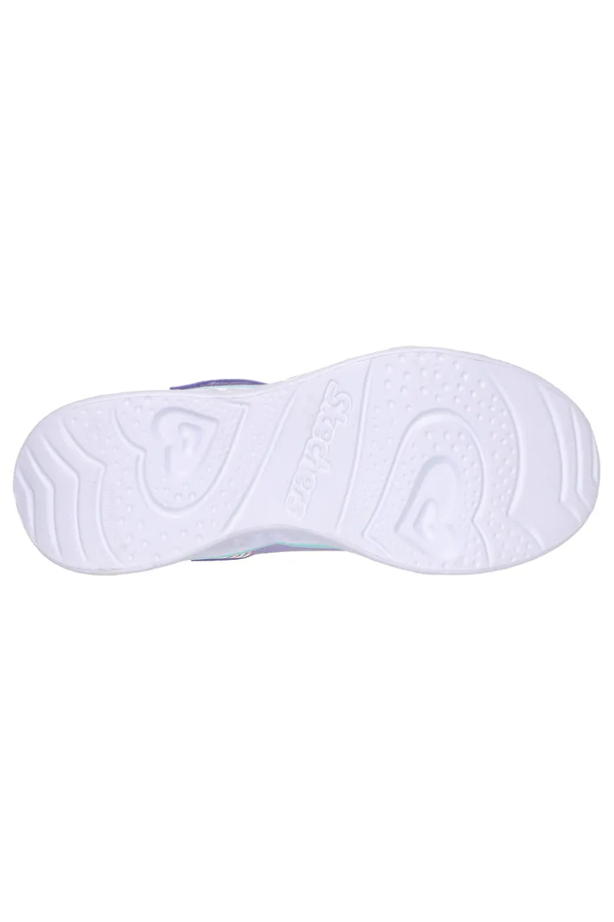 Sneakers con Luci da Bimbi Skechers Heart Lights Retro Hearts