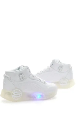Sneakers con Luci Skechers S-Lights Remix Bianche
