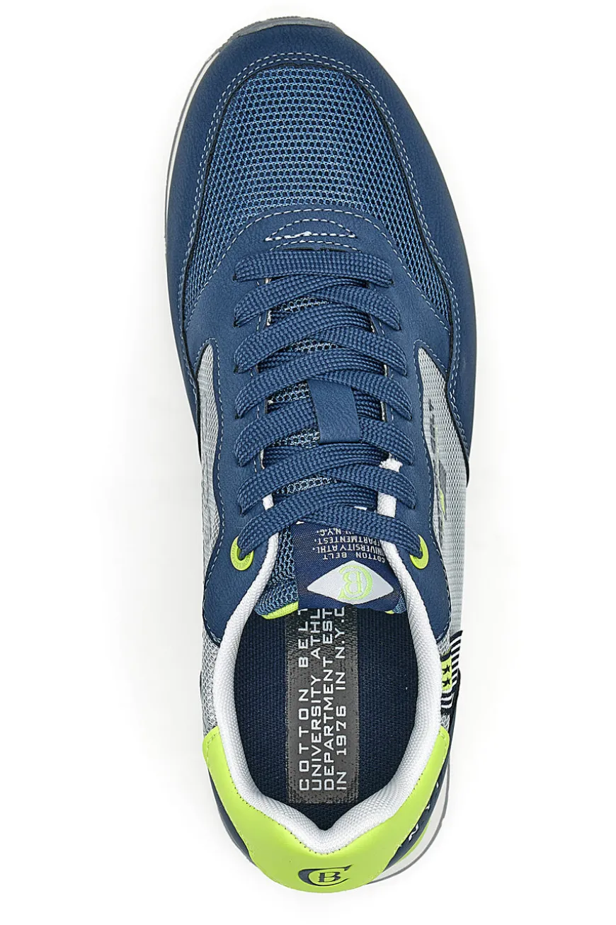 Sneakers Cotton Belt Carter Bicolor Blu