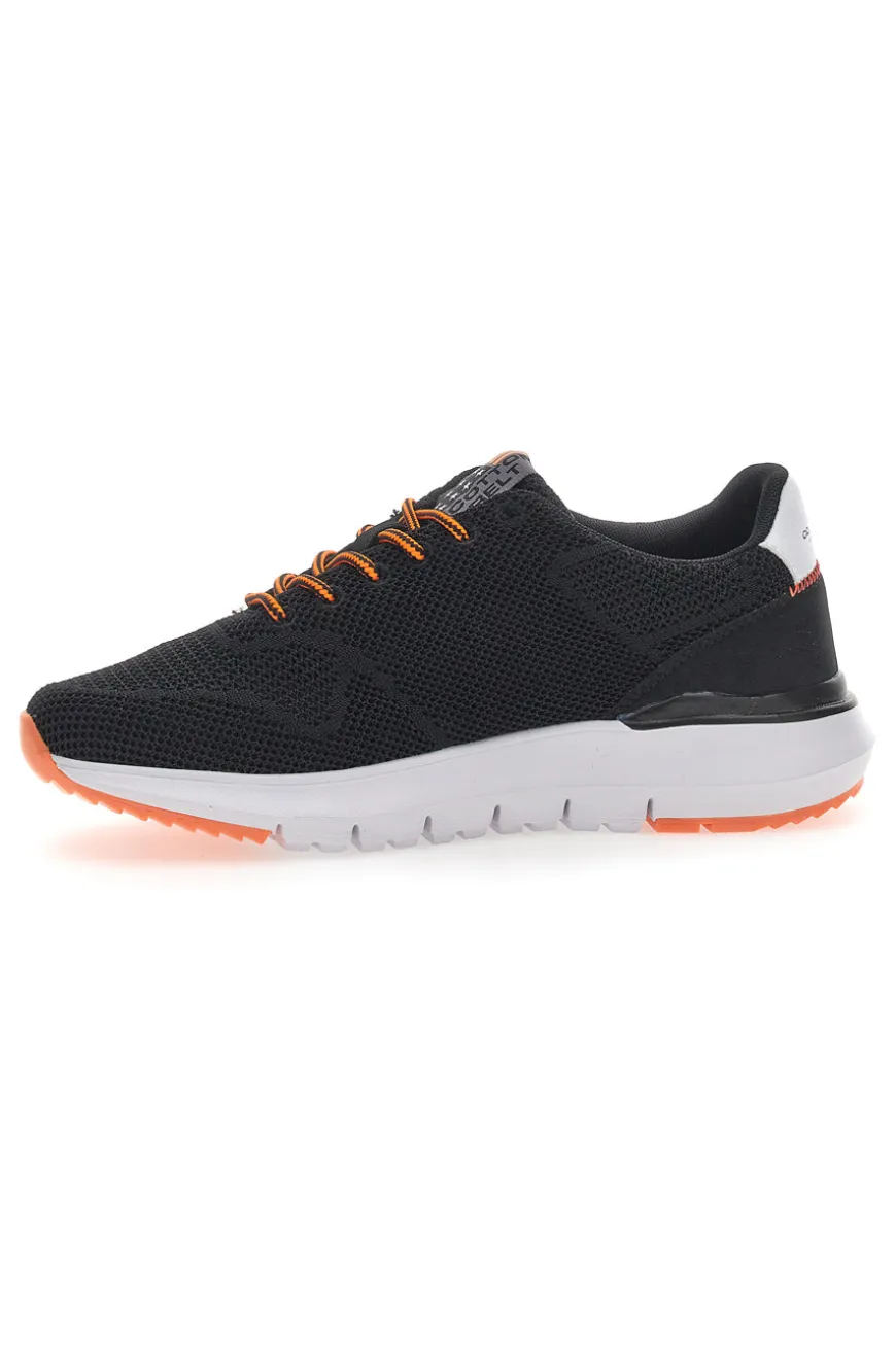 Sneakers Cotton Belt Lucas Nere e Arancio