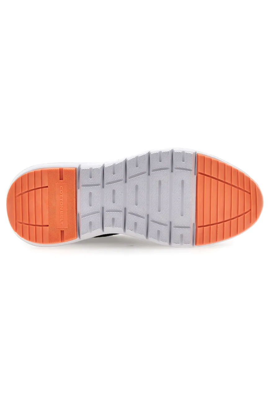 Sneakers Cotton Belt Lucas Nere e Arancio