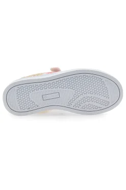 Sneakers Coveri Vanessa Glitter Pu Mesh Bianche e Oro
