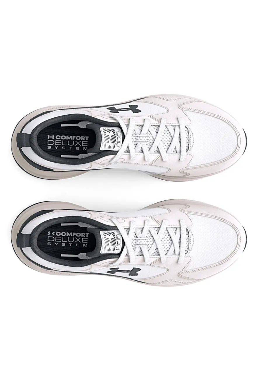 Sneakers da ginnastica uomo bianche in mesh Under Armour Charged Edge