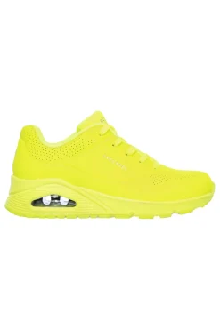 Sneakers Gialle da Donna Skechers Uno-Night Shades