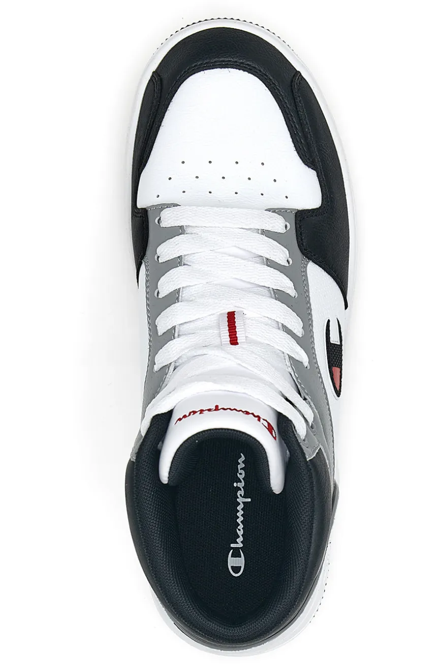 Sneakers Grigie Alte con Lacci Champion Rebound 2.0 Mid