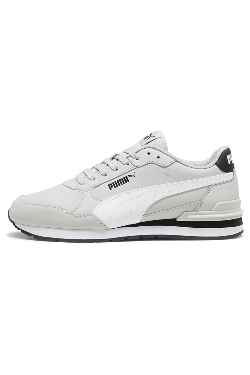 Sneakers grigie con dettagli bianchi e soletta SoftFoam+ Puma ST Runner v4 L