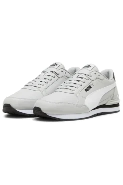 Sneakers grigie con dettagli bianchi e soletta SoftFoam+ Puma ST Runner v4 L
