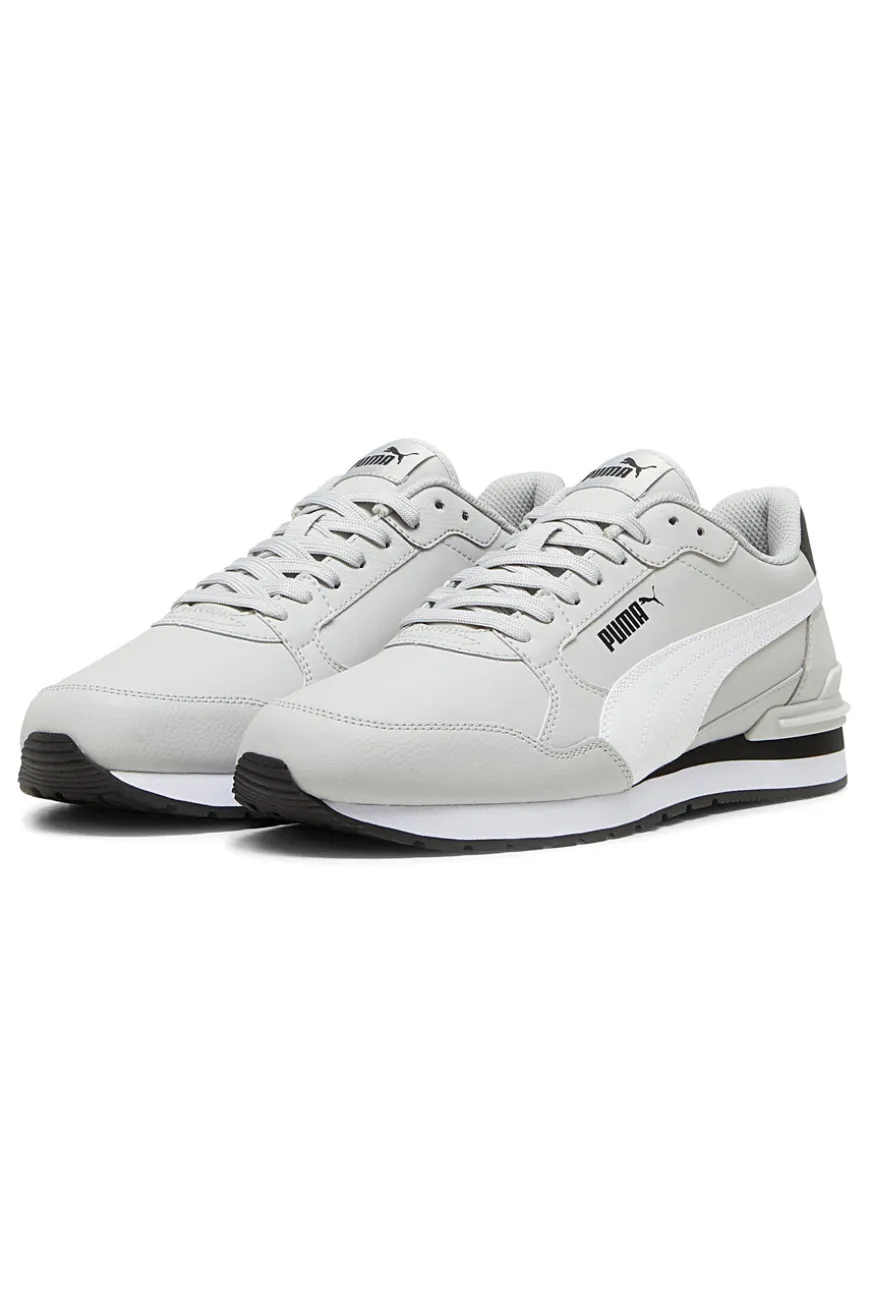 Sneakers grigie con dettagli bianchi e soletta SoftFoam+ Puma ST Runner v4 L