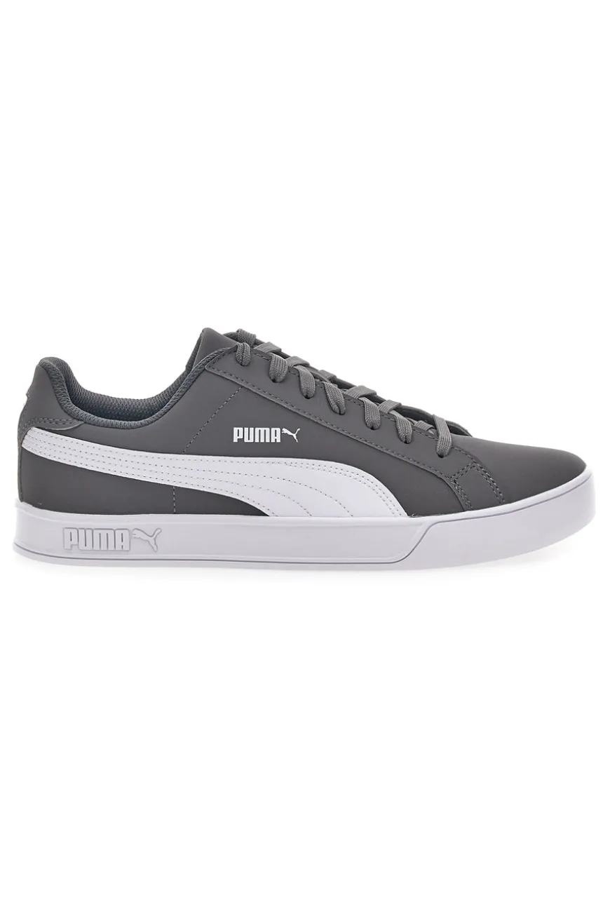 Sneakers Grigie con Lacci Puma Smash Vulc