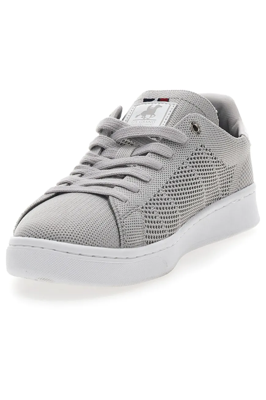Sneakers Grigie con Tomaia Traforata U.S. POLO CLUB EMPIRE KNIT