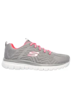 Sneakers Grigie da Donna Skechers Graceful Get Cobbected