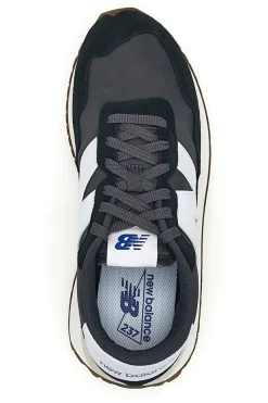 Sneakers grigie da ginnastica in pelle e tessuto New balance Ms237ga