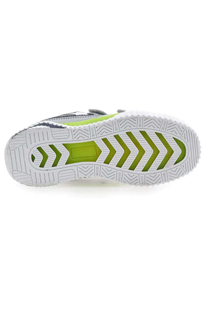Sneakers Grigie e Blu con Luci Pitt Kids 22695