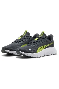 Sneakers grigie e verdi running leggere Puma Flexfocus Lite Modern Jr