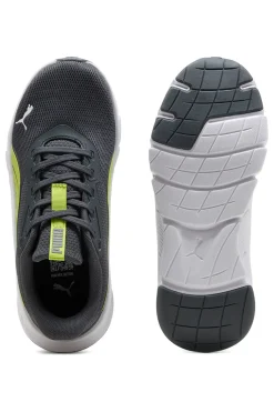 Sneakers grigie e verdi running leggere Puma Flexfocus Lite Modern Jr