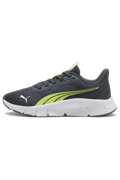 Sneakers grigie e verdi running leggere Puma Flexfocus Lite Modern Jr