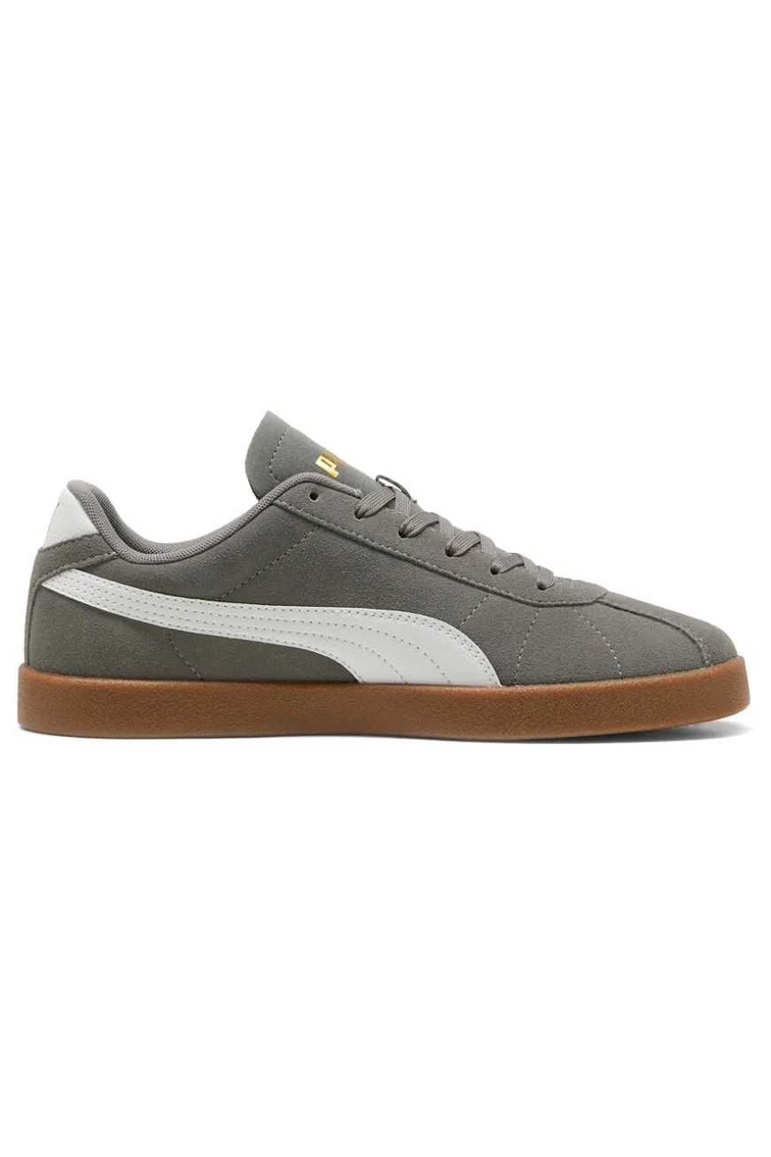Sneakers Grigie in Pelle Puma Club II