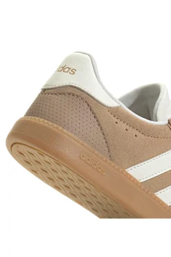 Sneakers in pelle beige con strisce bianche e dettagli traforati Adidas Breaknet Sleek