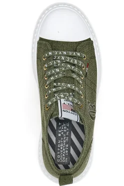 Sneakers in Tela Cotton Belt Dre Low CVS oliva