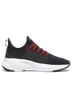Sneaker slip op nera e rossa soletta in memory foam Puma PREMIER SLIP ON JR