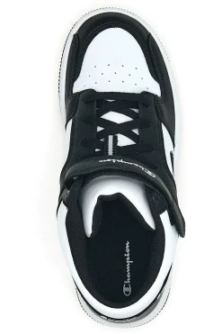 Sneakers mid bianche e nere con strappo Champion RD18 2 MID B PS