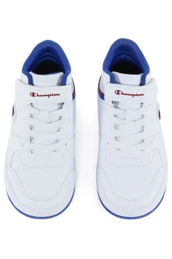 Sneakers Mid-Cut Bianche e Blu Champion RD18 MID B PS