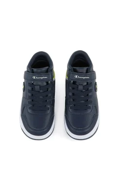 Sneakers Mid-Cut Bianche e Blu Champion RD18 MID B PS