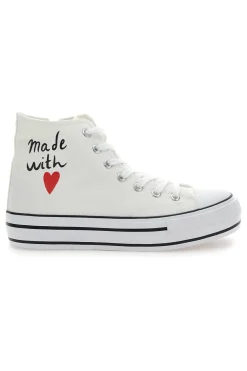 Sneakers Mid Cut Bianche Energy 112