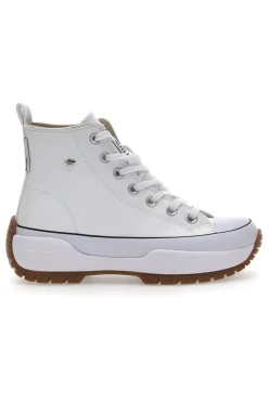 Sneakers Mid-Cut British Knights Kaya Mid Fly Bianche